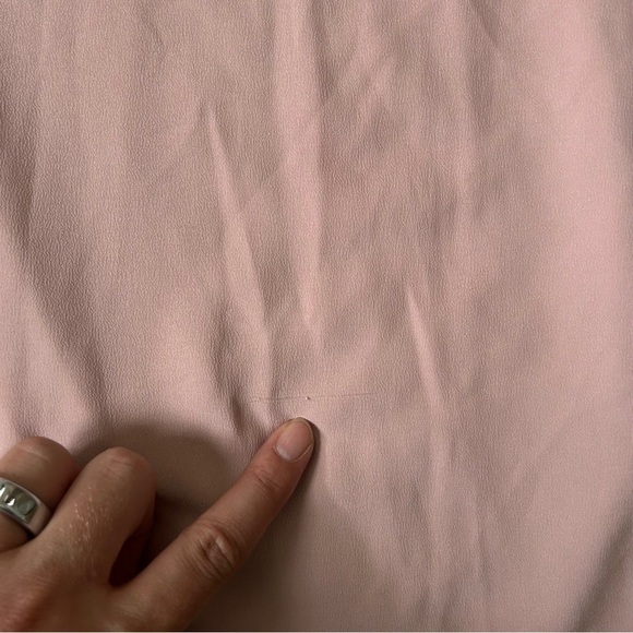 Ann Taylor Factory Pink Sleeveless Top Tank Top Blouse Casual Pastel Feminine XL - Picture 7 of 7